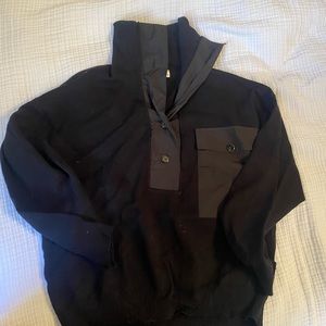 Mango black pullover sweater